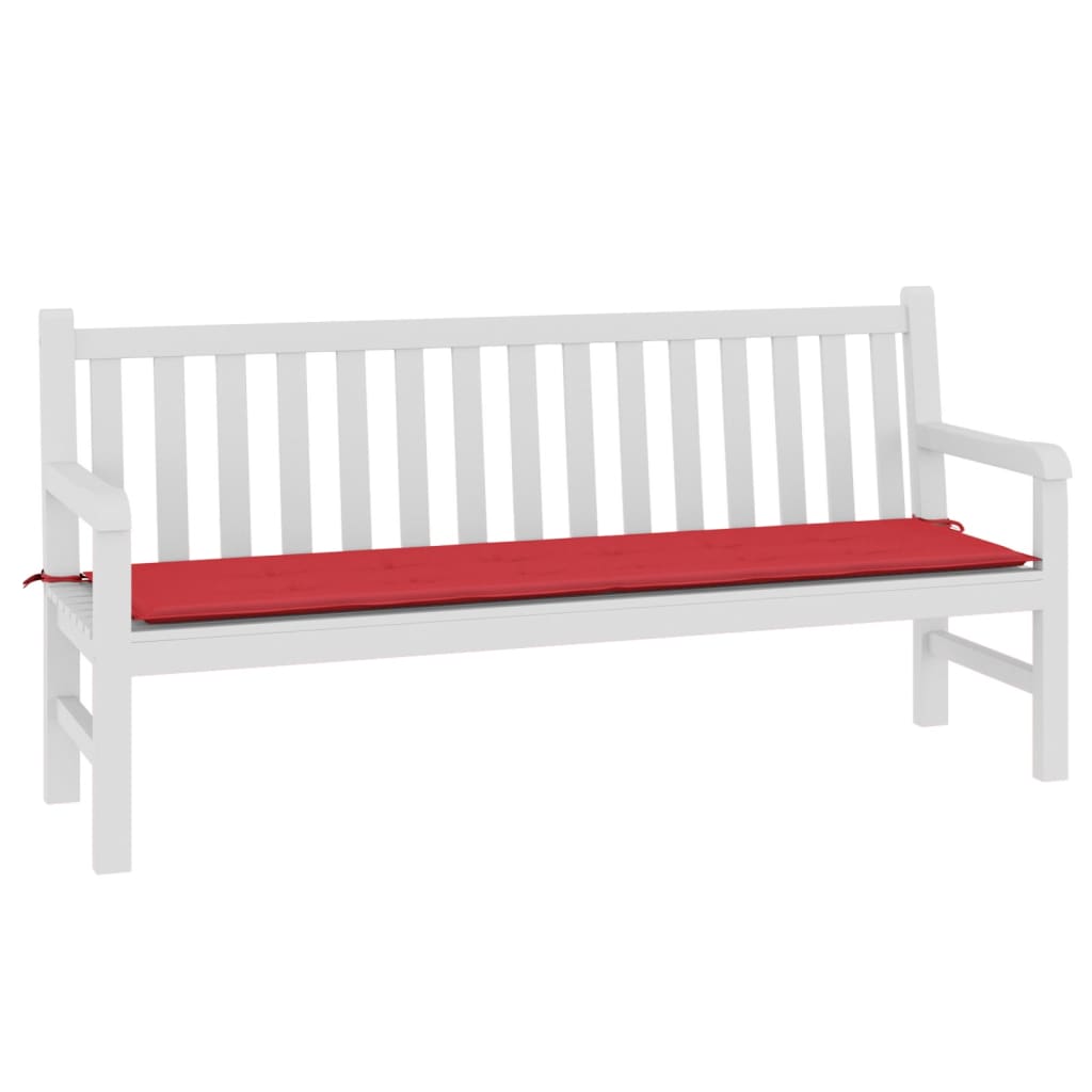 Tuinbankkussen Oxford Stof 180 x 50 x 3 cm Rood