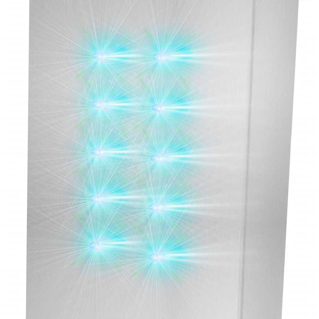 Douchepaneel gebogen roestvrij staal