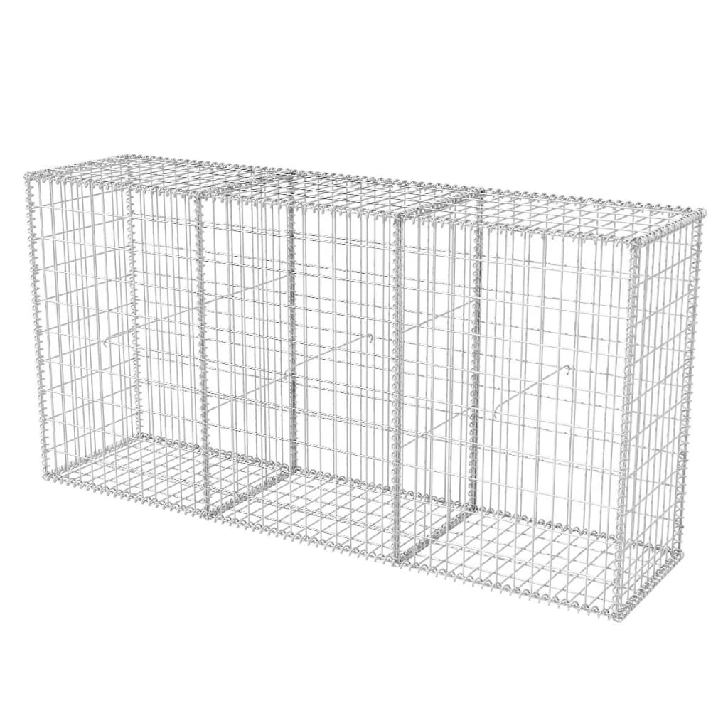 Gabion mand 200x50x100 cm gegalvaniseerd staal