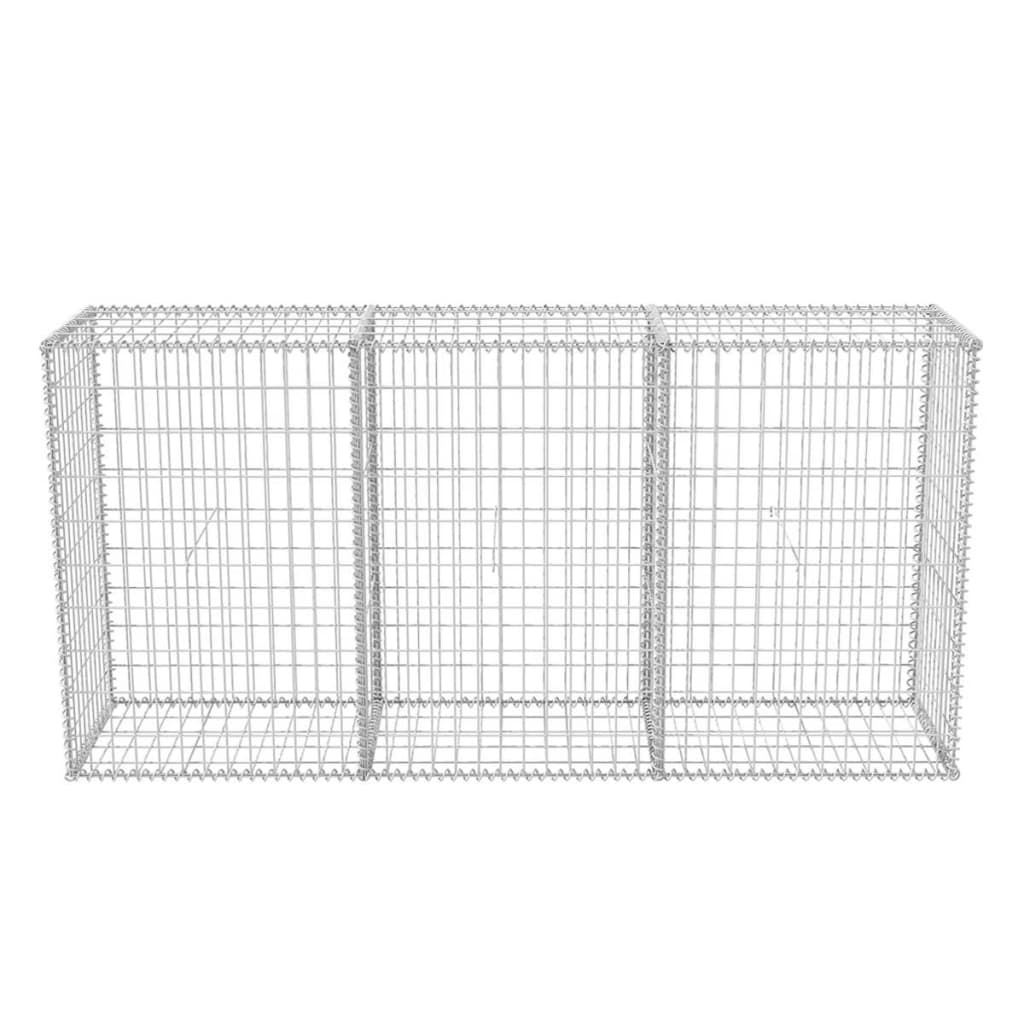 Gabion mand 200x50x100 cm gegalvaniseerd staal