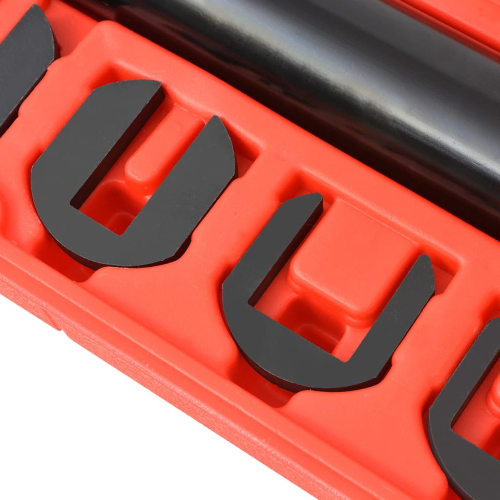 Spoorstang installeer/verwijder set 8-delig