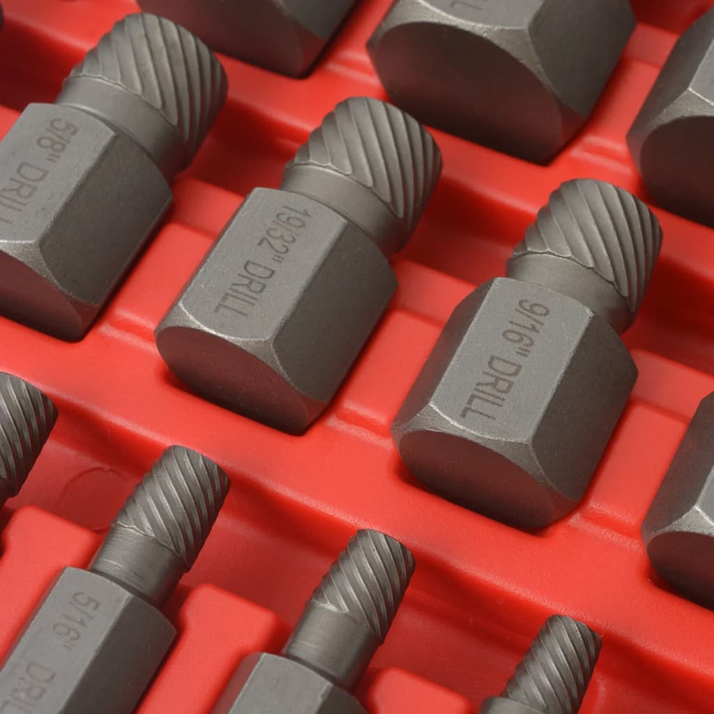 Schroefverwijdering set 25-delig staal