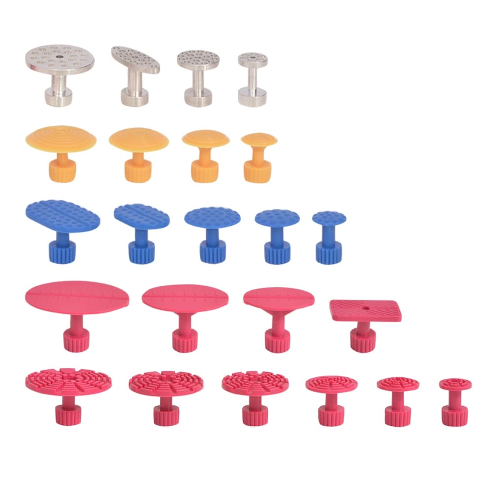 Uitdeukset met uitdeuker 24-delig roestvrij staal