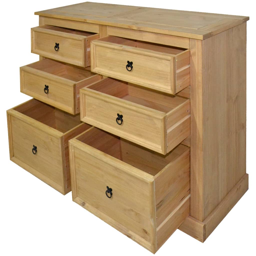 Dressoir Mexicaans grenenhout Corona-stijl 110x43x81 cm