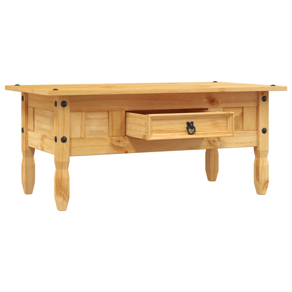 Salontafel Mexicaans grenenhout Corona-stijl 100x55x45 cm