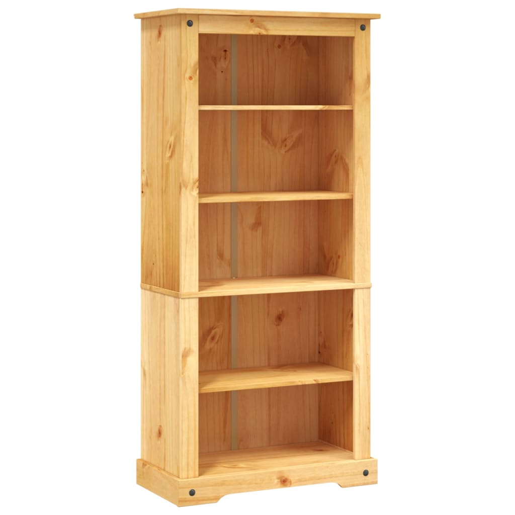 Boekenkast met 5 planken Corona-stijl 81x40x170 cm grenenhout