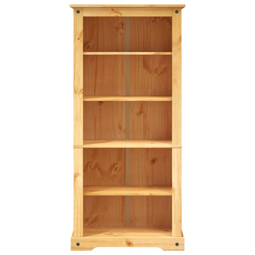 Boekenkast met 5 planken Corona-stijl 81x40x170 cm grenenhout