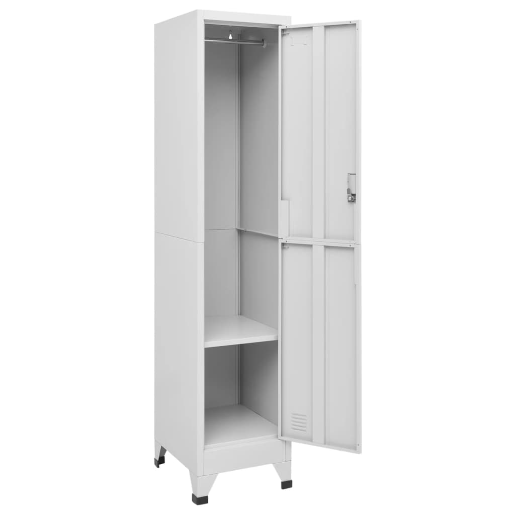 Lockerkast 38X45X180 Cm Grijs Met 1 locker