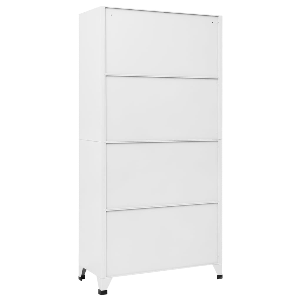 Lockerkast Met 12 Compartimenten 90X45X180 Cm Grijs Met 12 lockers