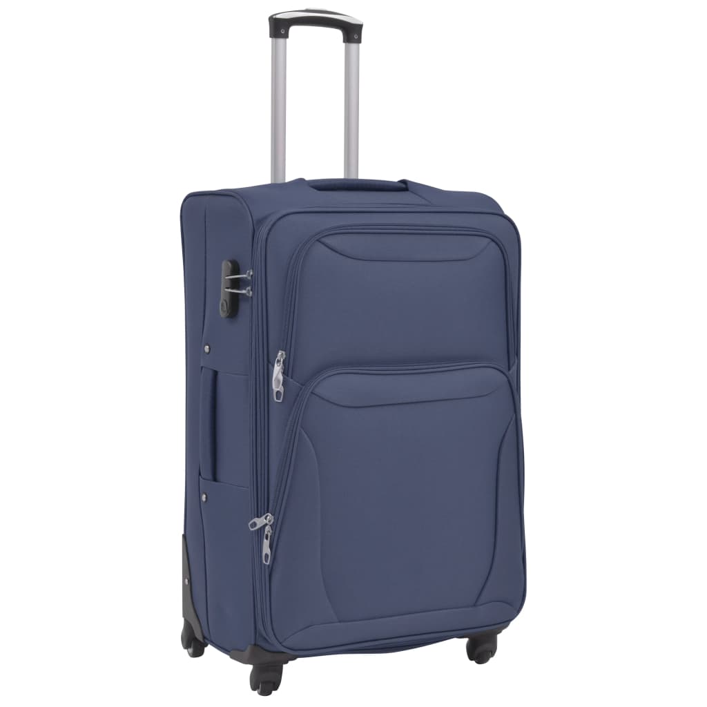 Trolleyset Marineblauw 3-Delig 4