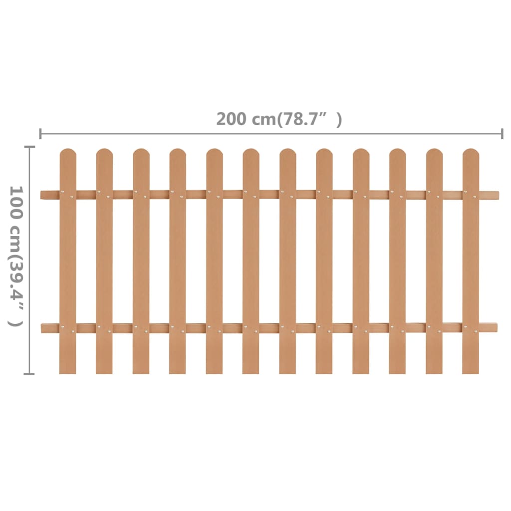 Hek 200X Hkc 100 cm Bruin