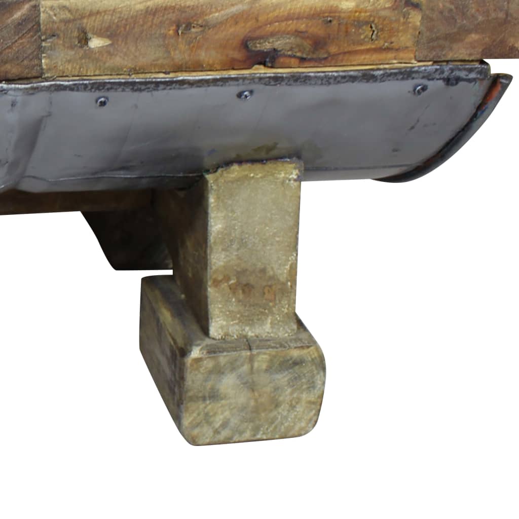 Salontafel 90x50x35 cm massief gerecycled hout