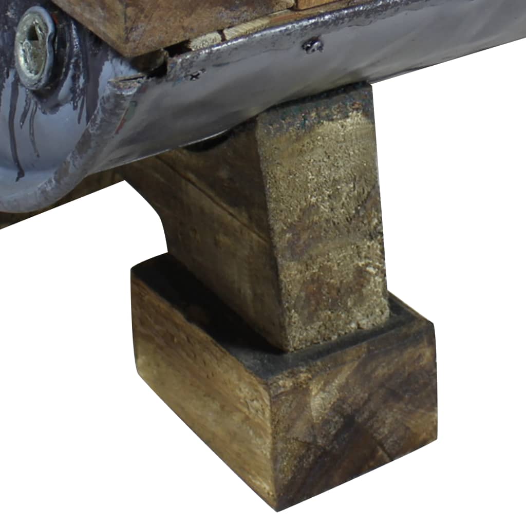 Salontafel 90x50x35 cm massief gerecycled hout