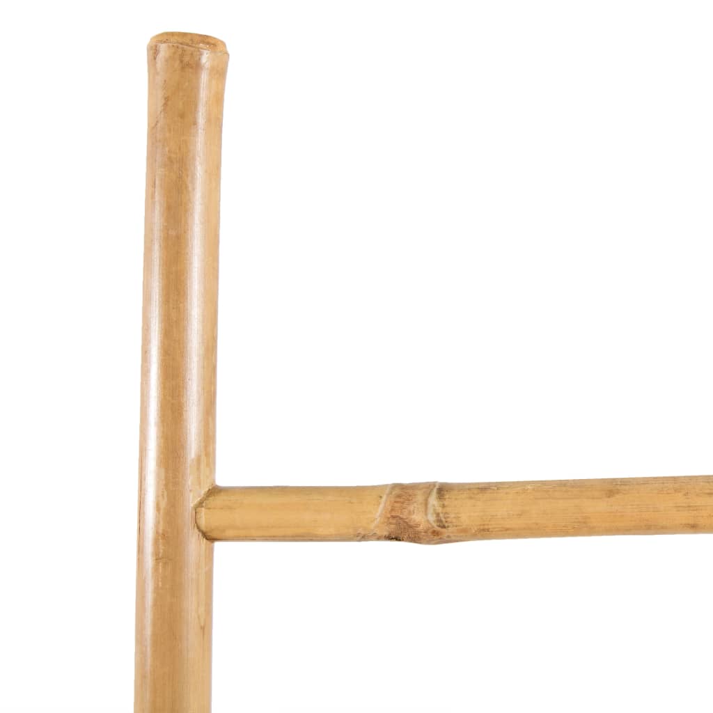 Handdoekladder Met 5 Sporten Bamboe 150 cm