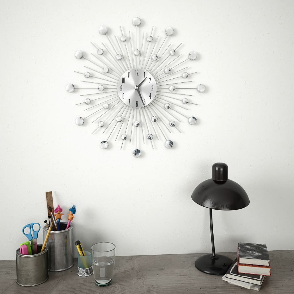 Wandklok met quartz-mechanisme 50 cm modern ontwerp