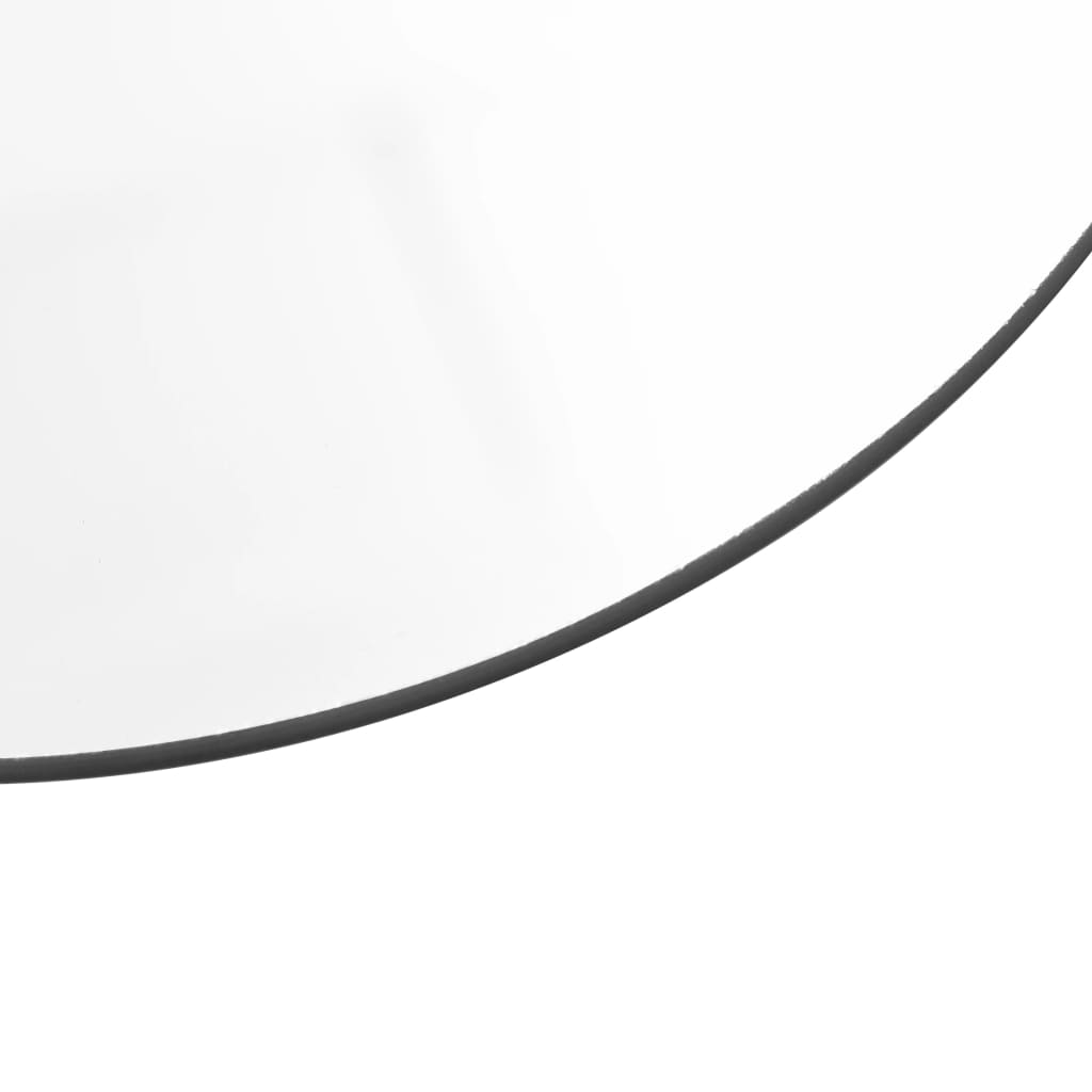 Wandspiegelset rond glas 7-delig