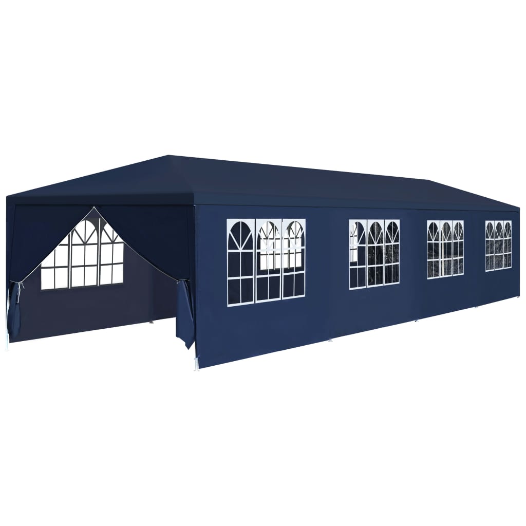 Partytent 3x12 m blauw