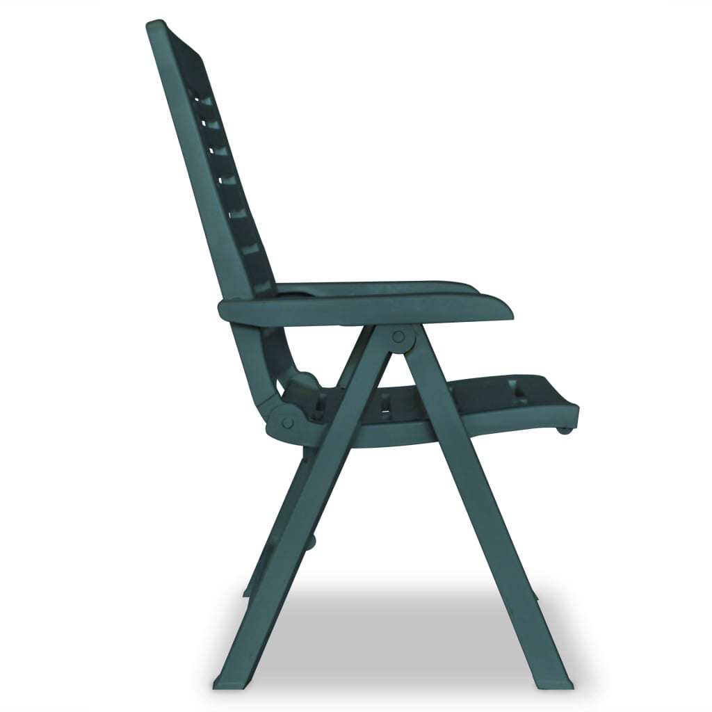 Tuinstoelen Verstelbaar Kunststof 2 Groen