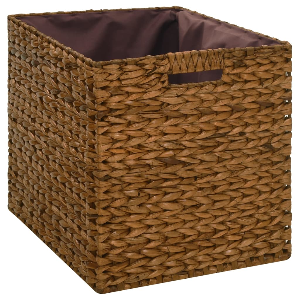 Bankje Met 2 Manden 71X40X42 Cm Zeegras Bruin 71 x 40 x 42 cm