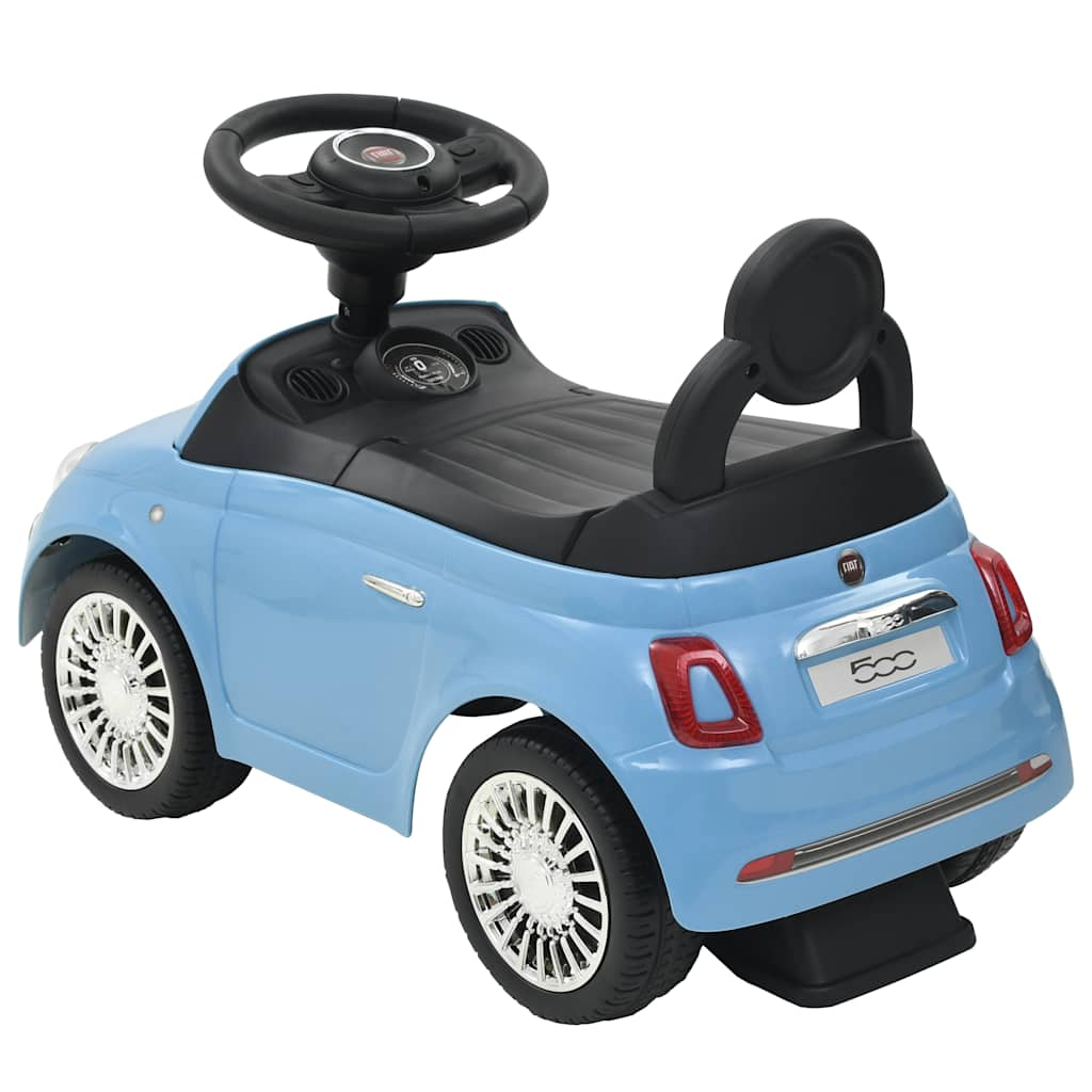 Loopauto Fiat 500 blauw