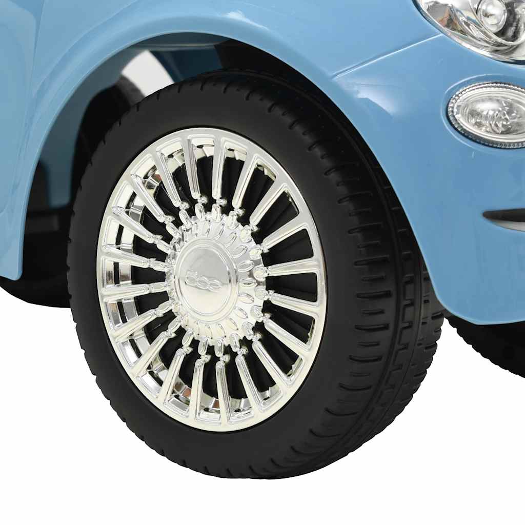 Loopauto Fiat 500 blauw