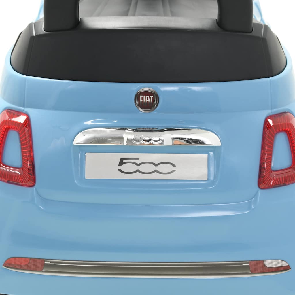 Loopauto Fiat 500 blauw