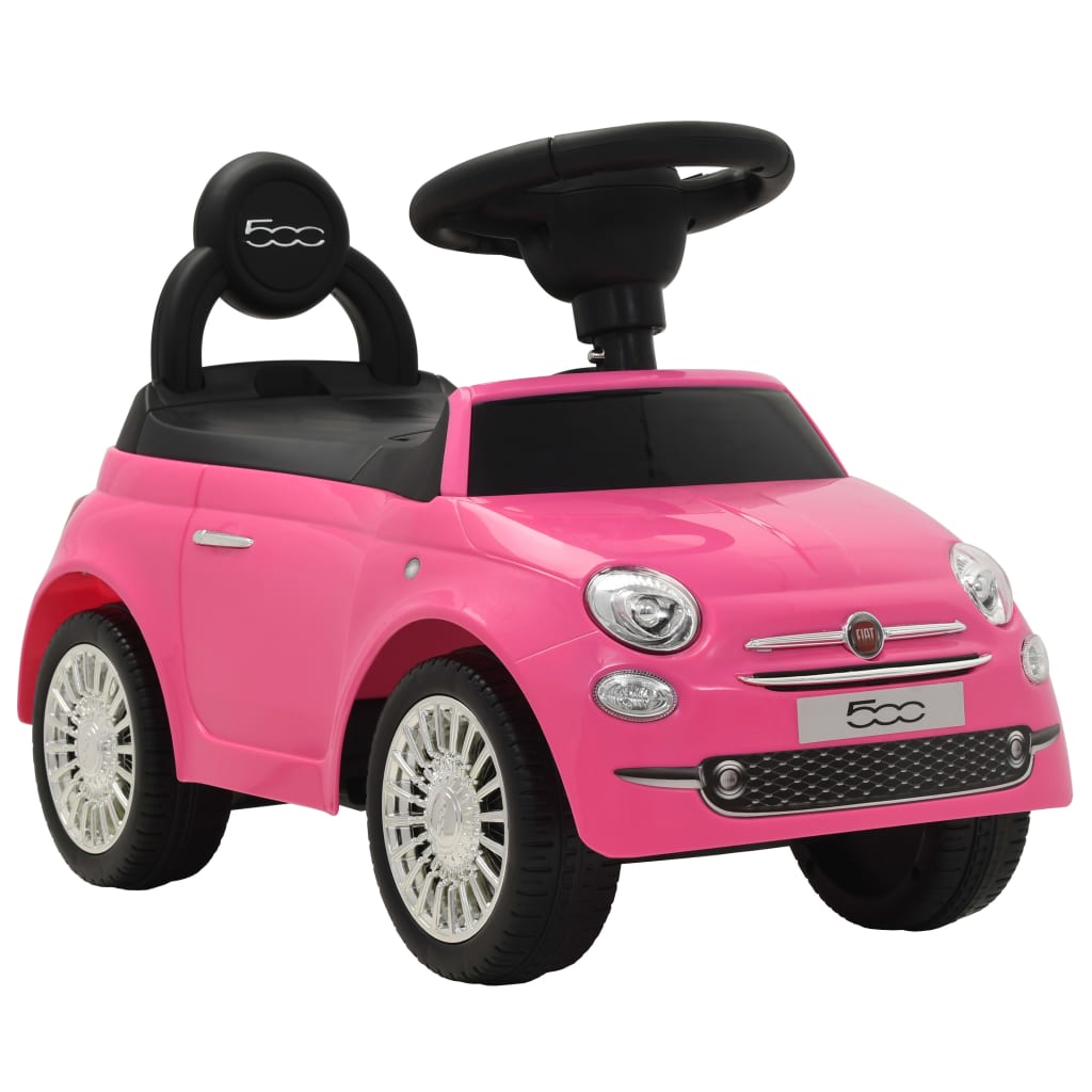 Loopauto Fiat 500 roze