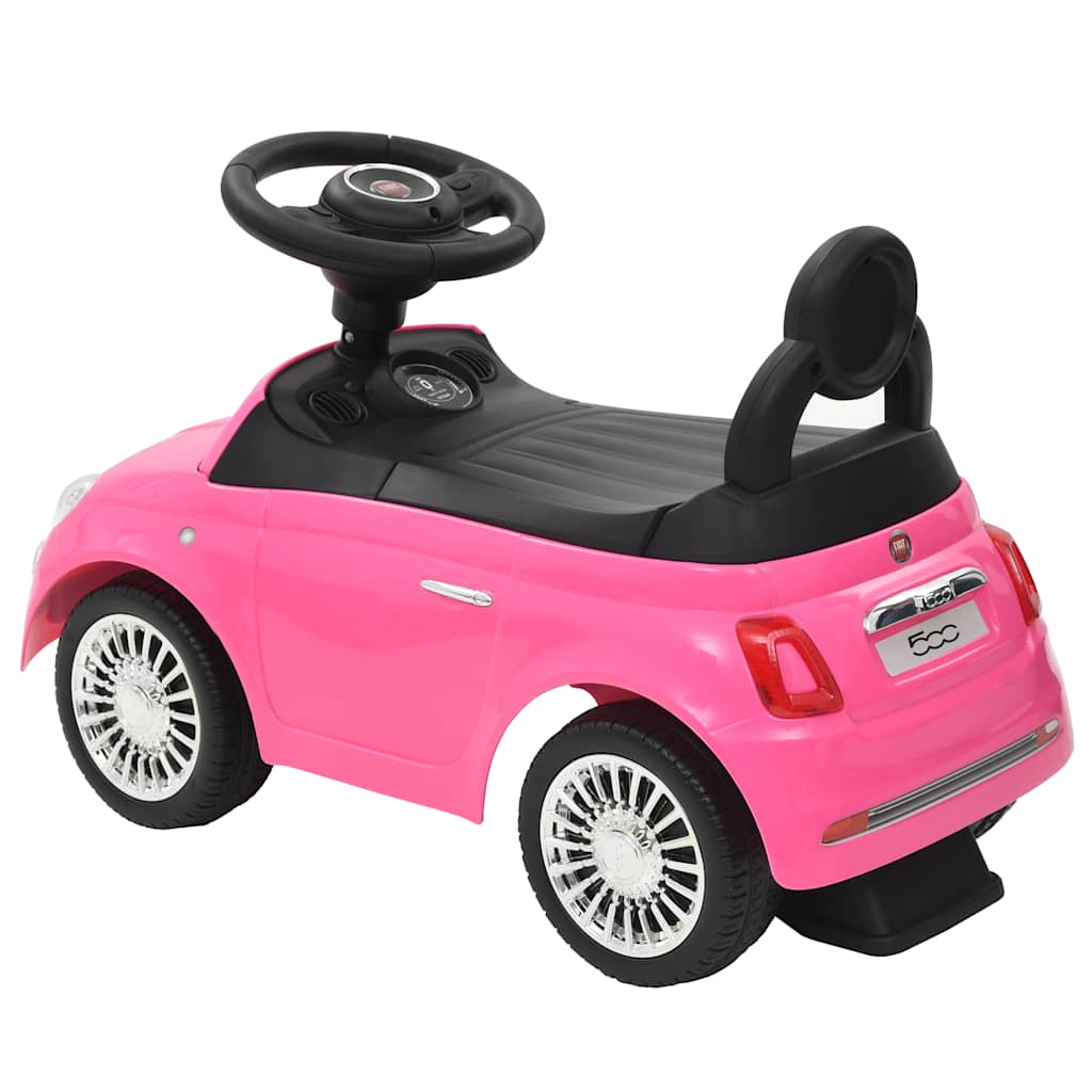 Loopauto Fiat 500 roze