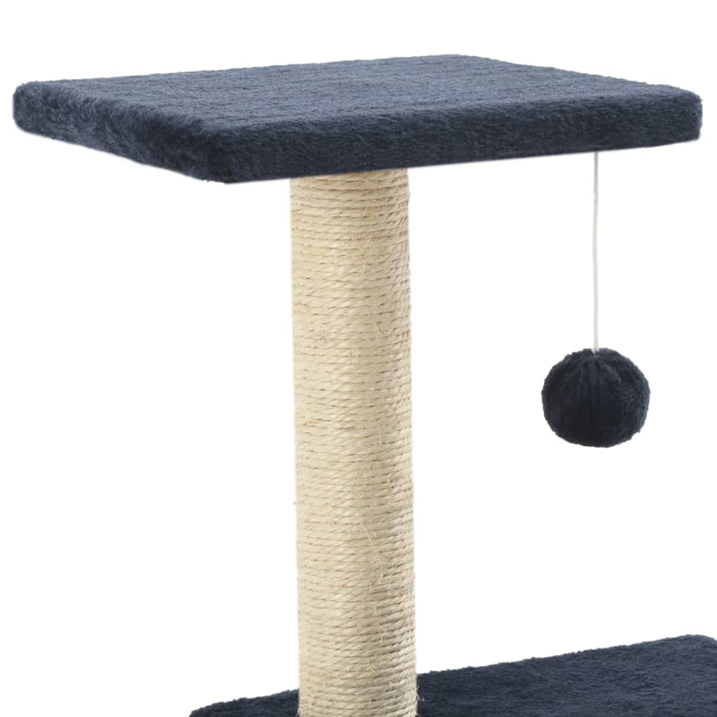 Kattenkrabpaal Met Sisal Krabpalen 65 Cm Donkerblauw