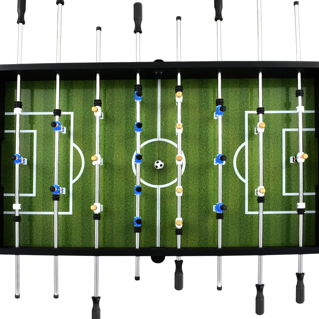 Voetbaltafel 60 Kg 140X74,5X87,5 Cm Staal Zwart