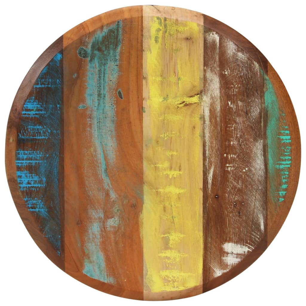 Barkrukken 2 st massief gerecycled hout