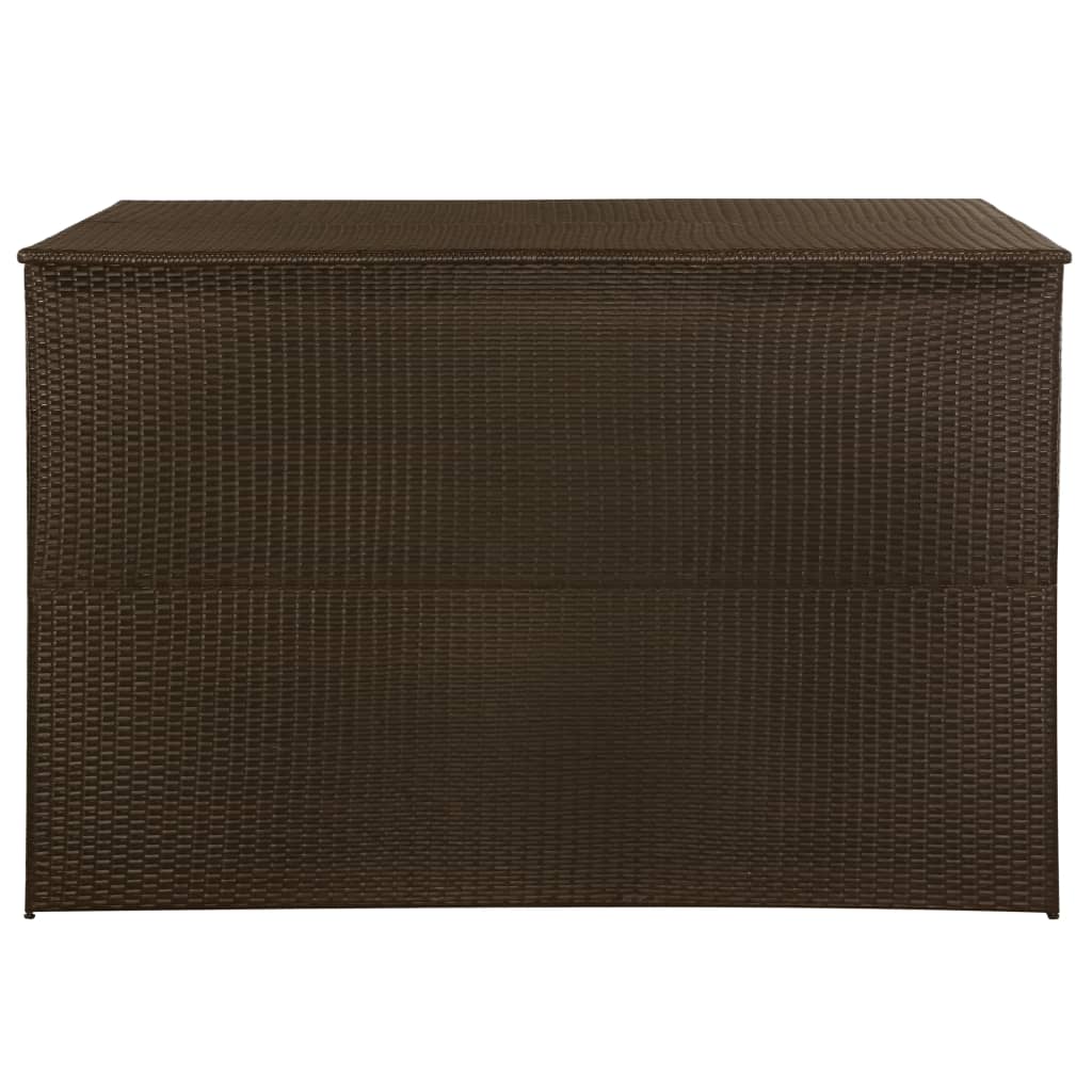 Tuinbox 150X100X100 Cm Poly Rattan Bruin