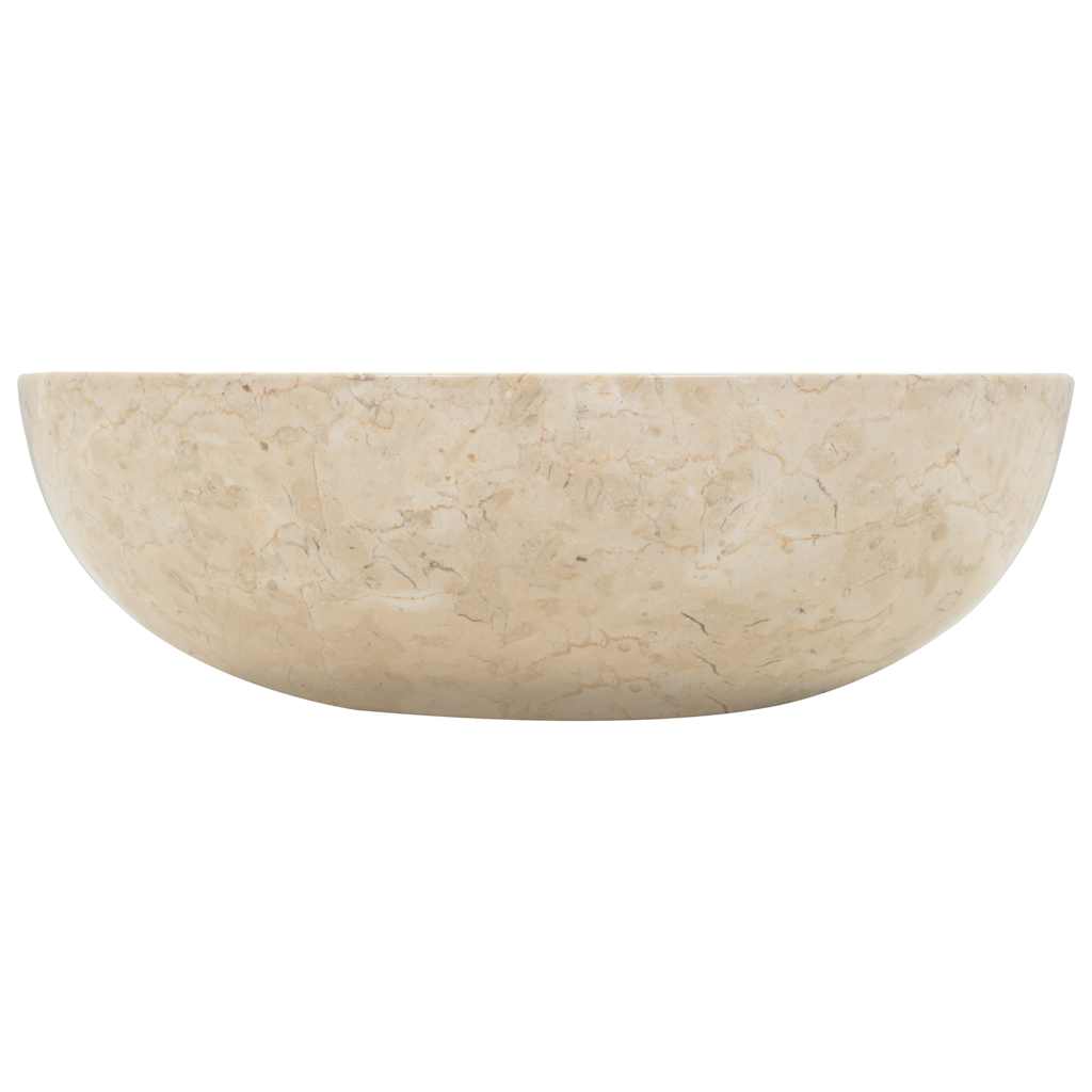 Gootsteen 40x12 cm marmer crème