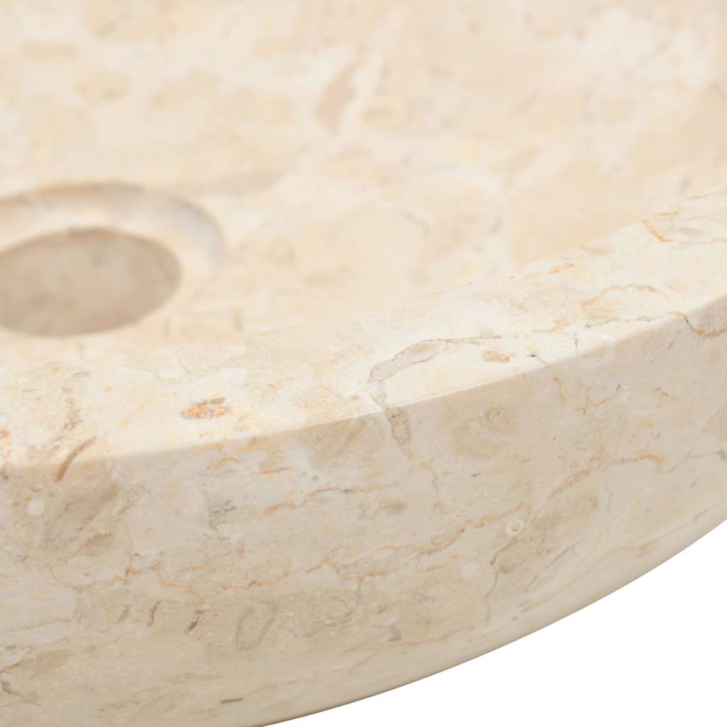 Gootsteen 40x12 cm marmer crème