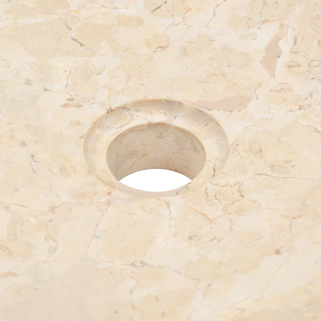 Gootsteen 40x12 cm marmer crème