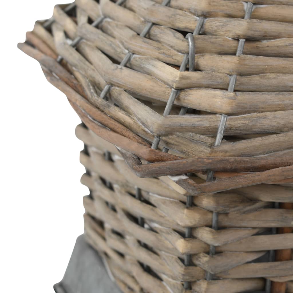 Vogelhuizen 3 st wicker