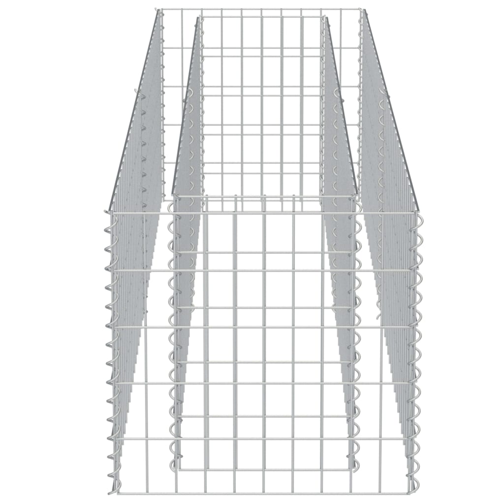 Gabion Plantenbak Verhoogd Gegalvaniseerd Staal 180 x 50 x 50 cm