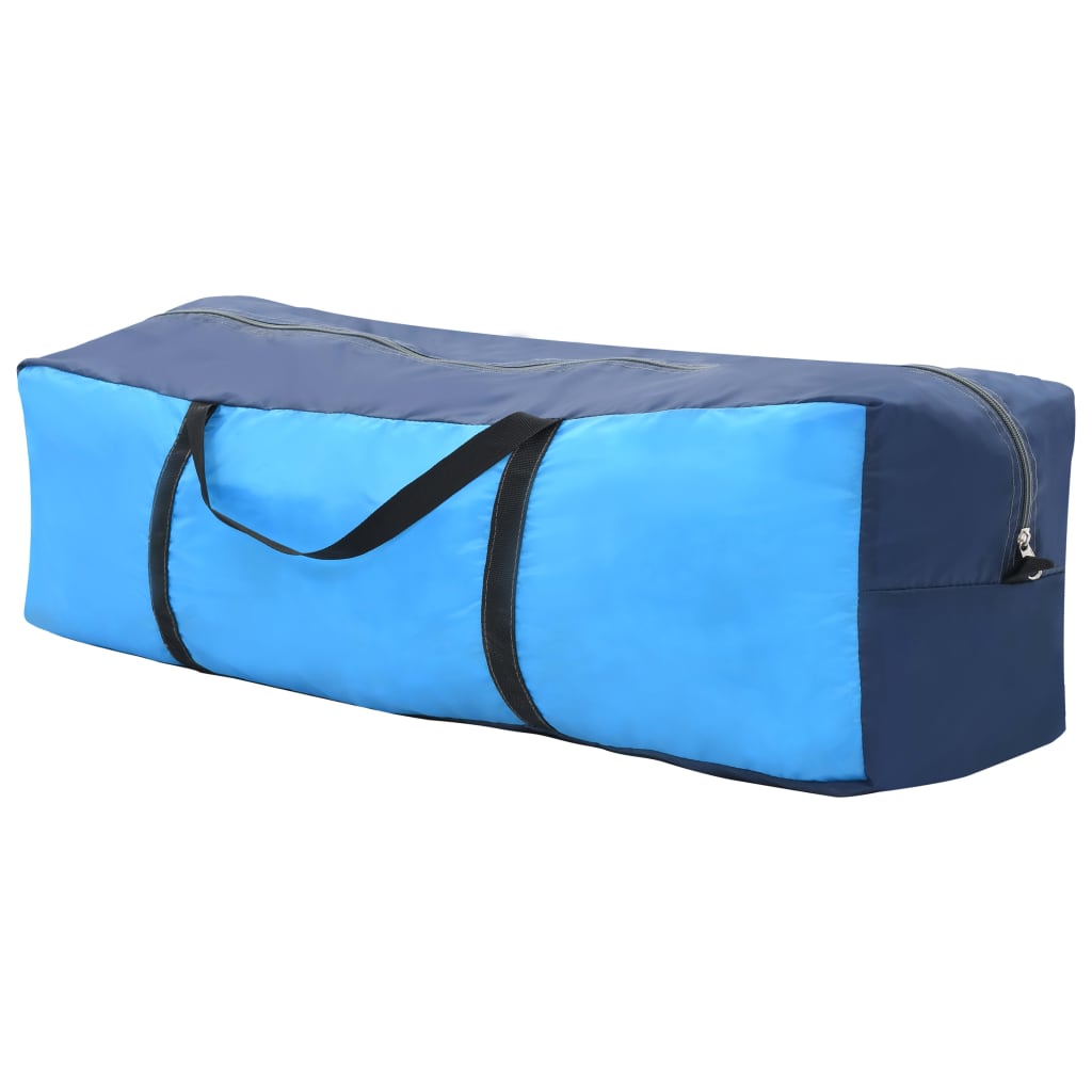 Zwembadtent Stof 660 x 580 x 250 cm Blauw