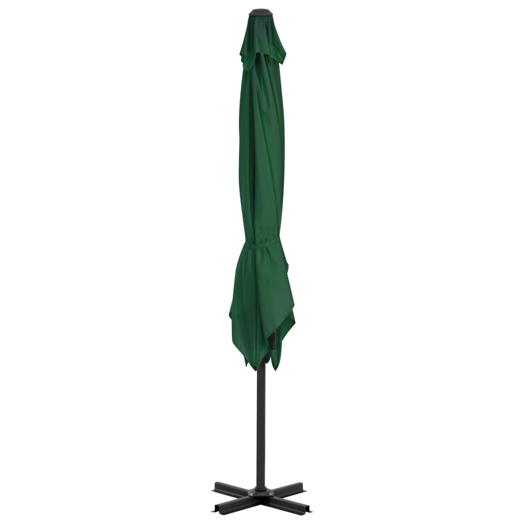 Zweefparasol Met Aluminium Paal 250X250 Cm Groen 250 x 250 cm Lichtgroen