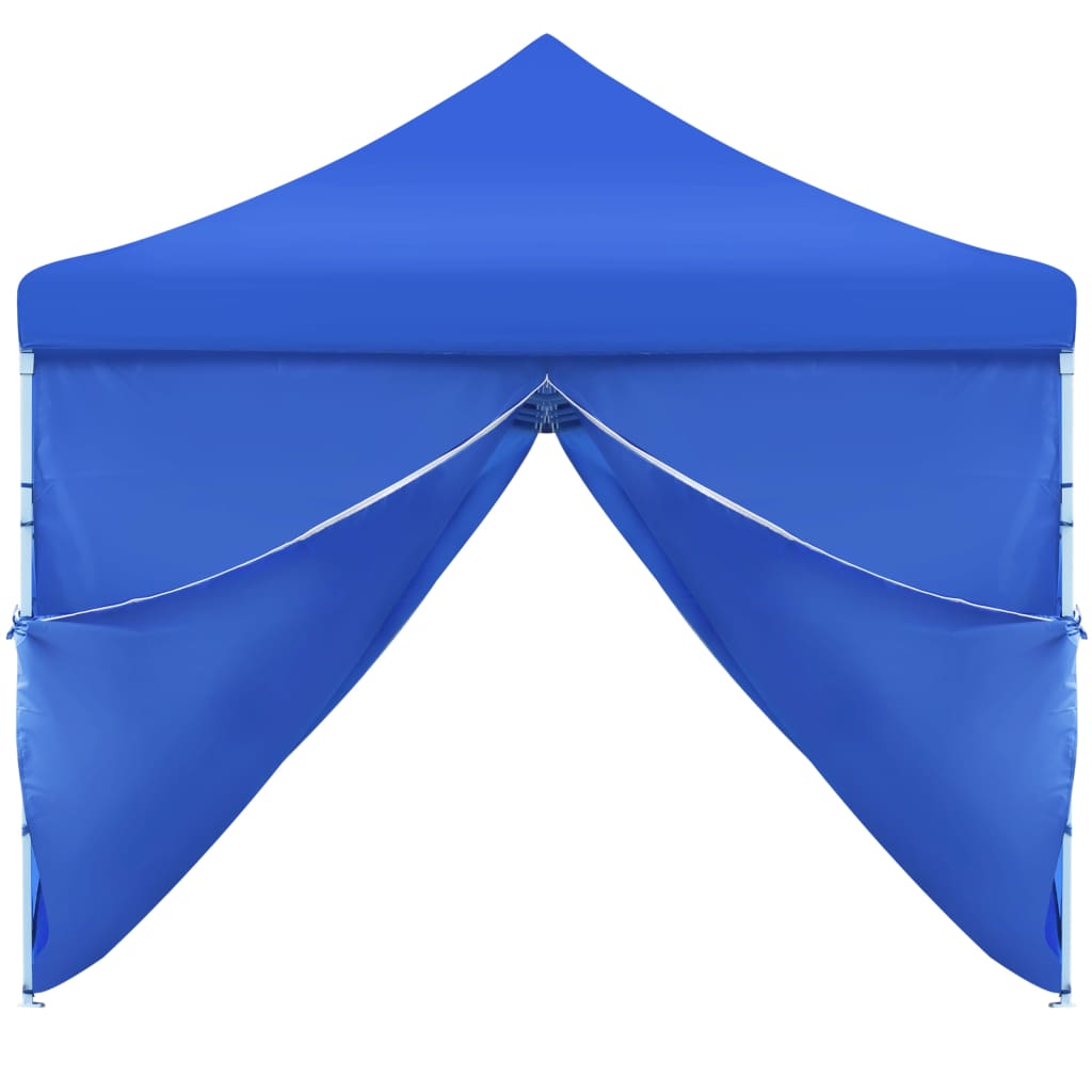 Vouwtent Pop-Up Met 8 Zijwanden 3X9 M Blauw