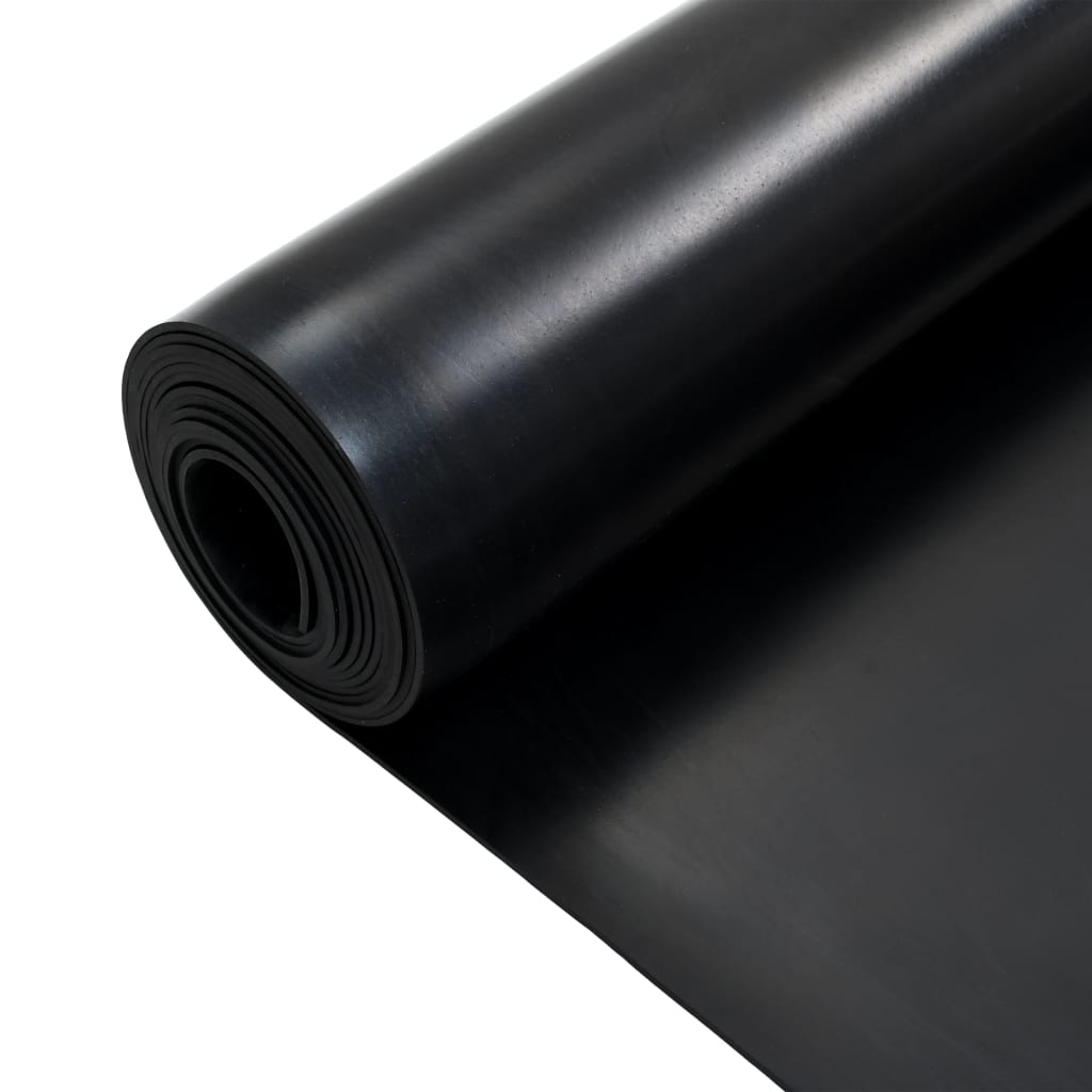 Vloermat anti-slip 3 mm glad 1,2x5 m rubber