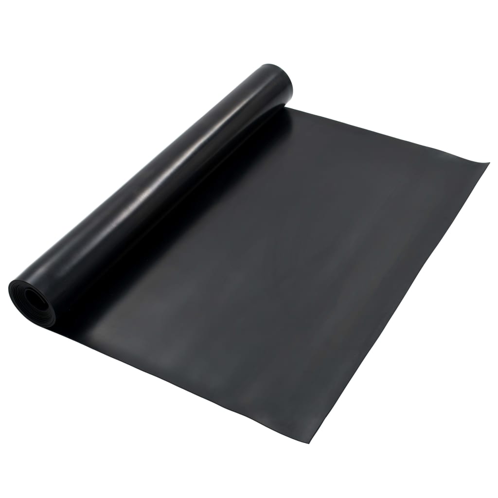 Vloermat anti-slip 3 mm glad 1,2x5 m rubber