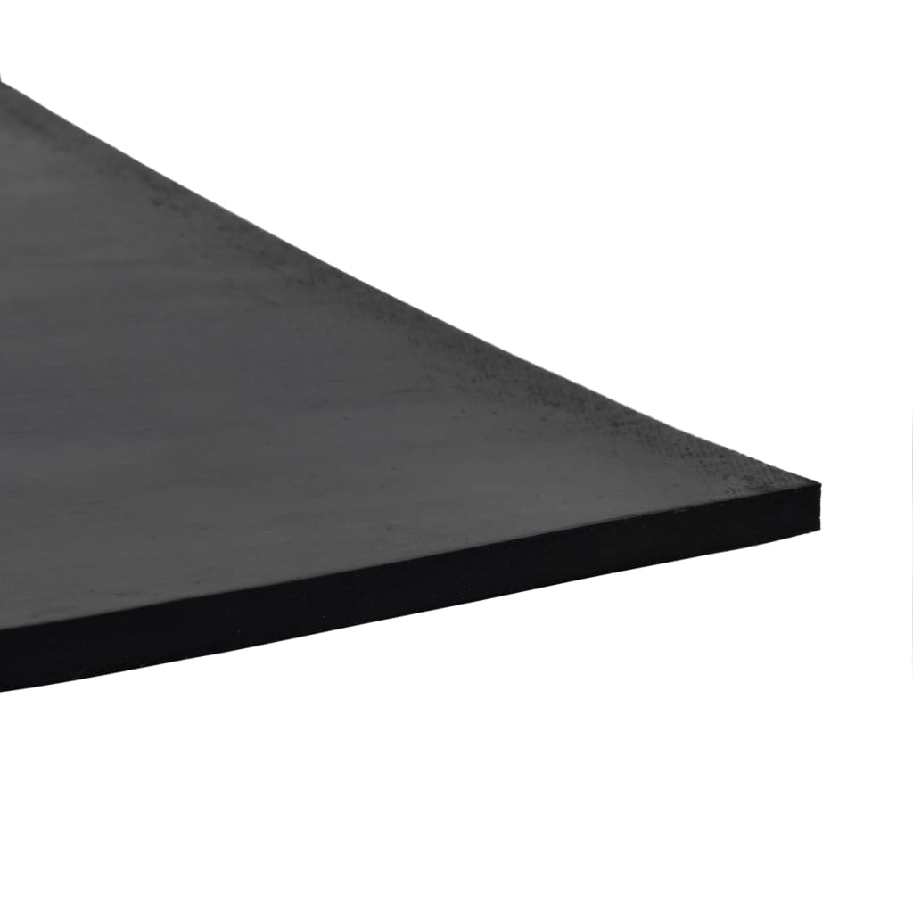 Vloermat anti-slip 8 mm glad 1,2x2 m rubber