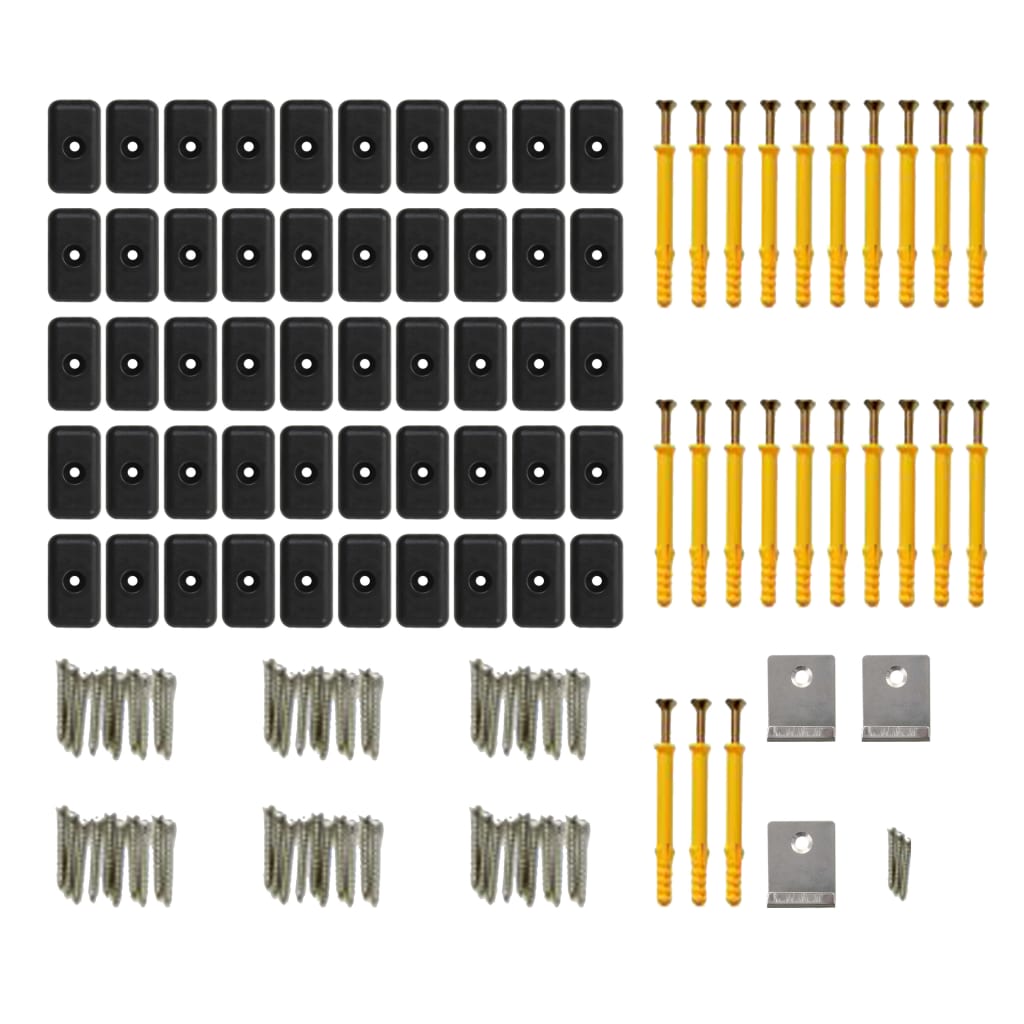 Terrasplanken Met Accessoires 4 M Massief Hkc 10 m² Zwart