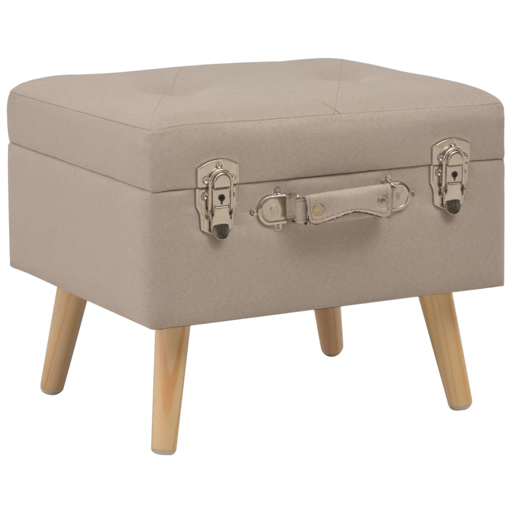 Opbergkruk 40 Cm Stof Beige