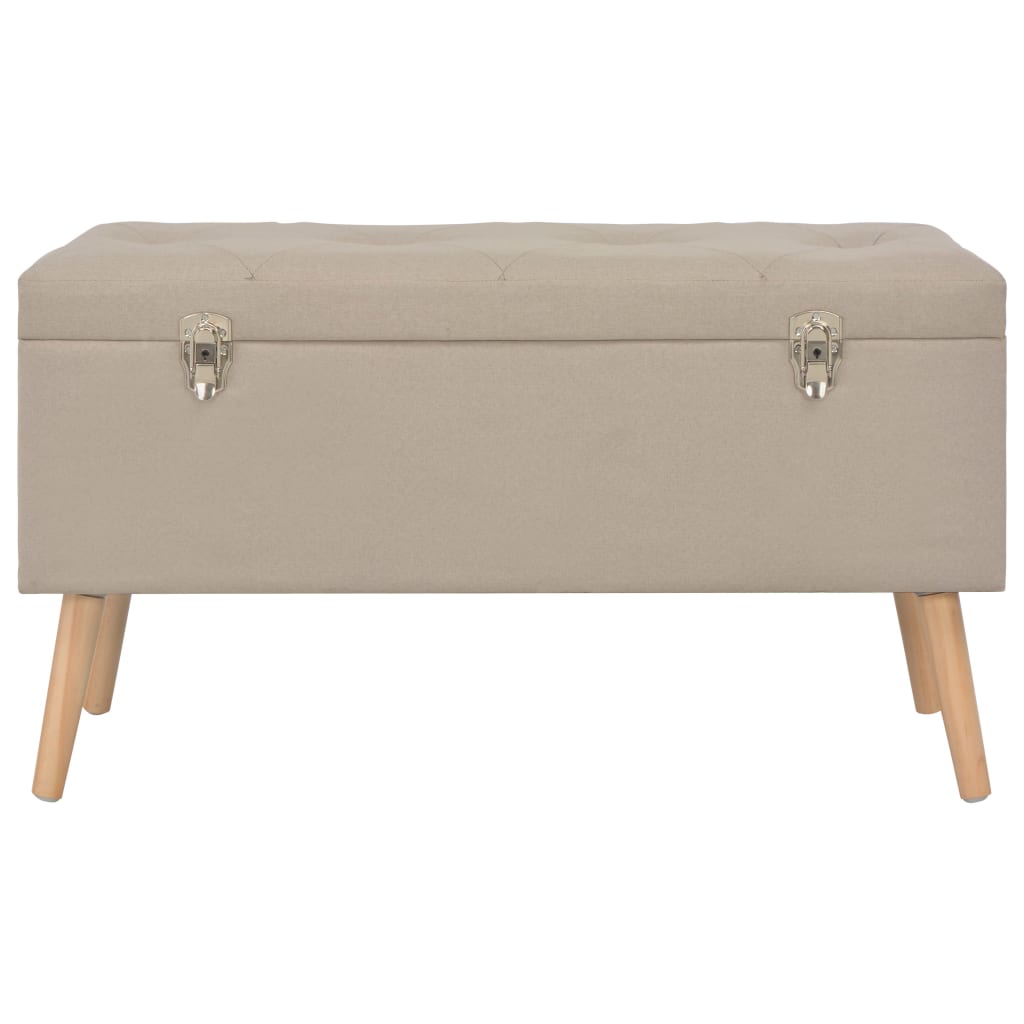 Opbergkrukken 3 St Stof Beige