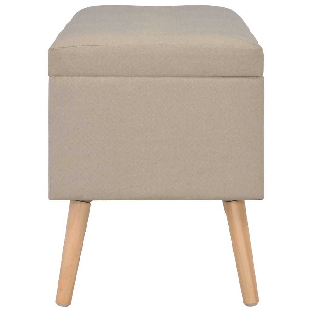 Opbergkrukken 3 St Stof Beige