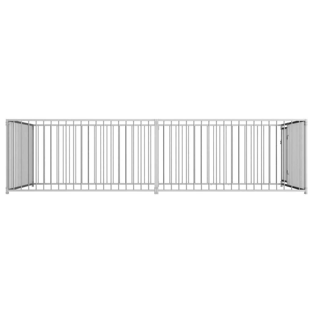 Hondenkennel voor buiten 200x400x100 cm