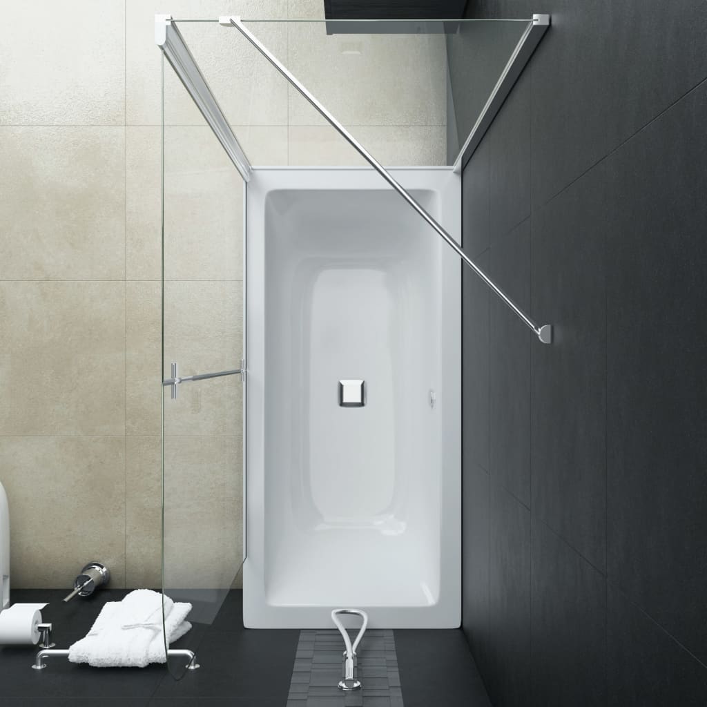 Douche klapwand 120x68x130 cm ESG