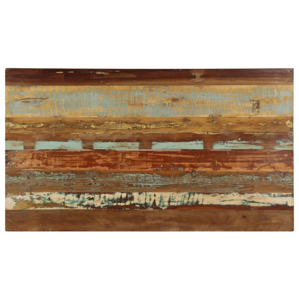 Eettafel 140X80X76 Cm Massief Gerecycled Hout 140 x 80 x 76 cm Multikleur